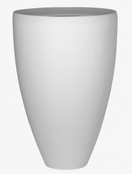  Carrara Vase Pflanzvase weiß 120 cm
