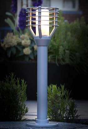 gardenlights Gartenleuchte 12 Volt Helix Edelstahl LED 2W warm-weiss 