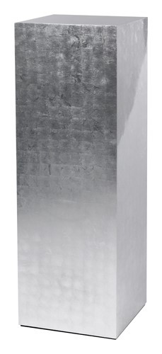 Kunststoff Dekosäule Silber | Höhe 120 cm