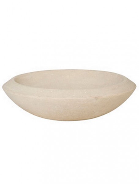Polystone Plate Pflanzschale natural 35 cm