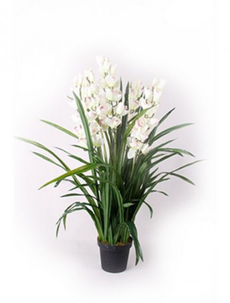 Cymbidium cream 110 cm | Orchideen Kunstpflanze