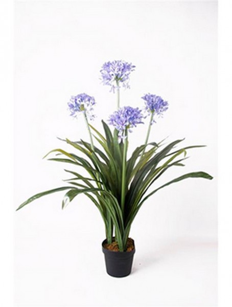 Schmucklilie blau 100 cm | Agapanthus Kunstpflanze