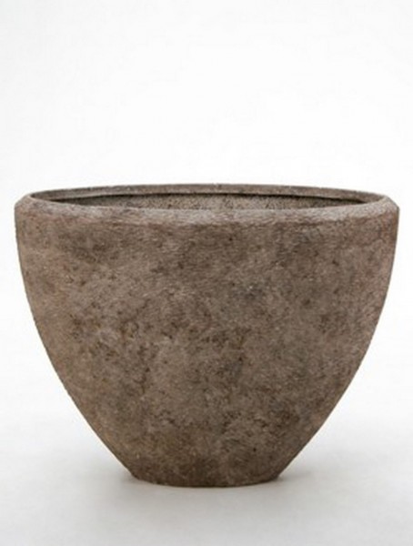 Polystone Rock Oval Pflanzvase